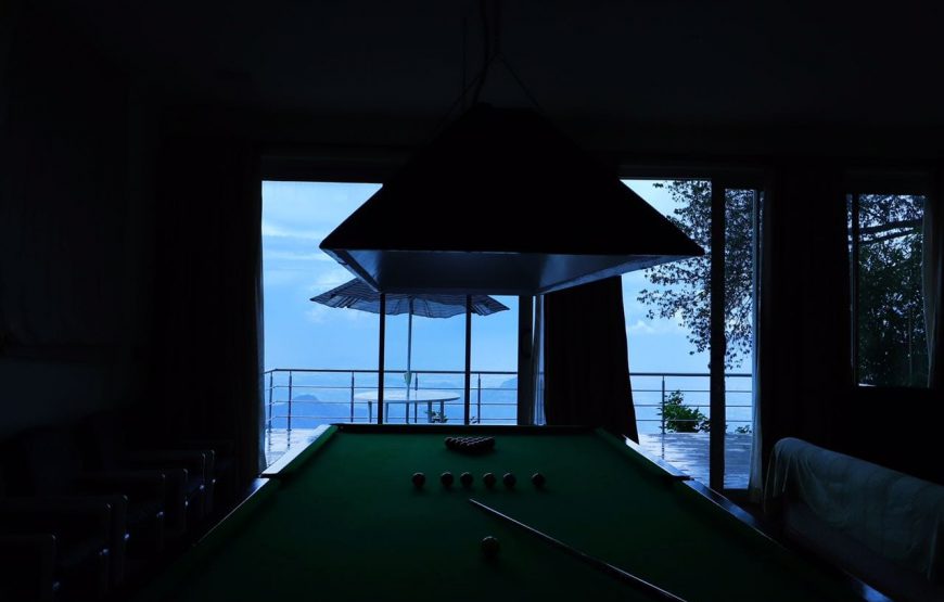 billiards pool table in the kodaikanal bungalow