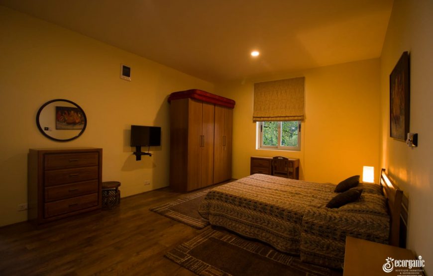 luxurious bedroom in the kodaikanal bungalow