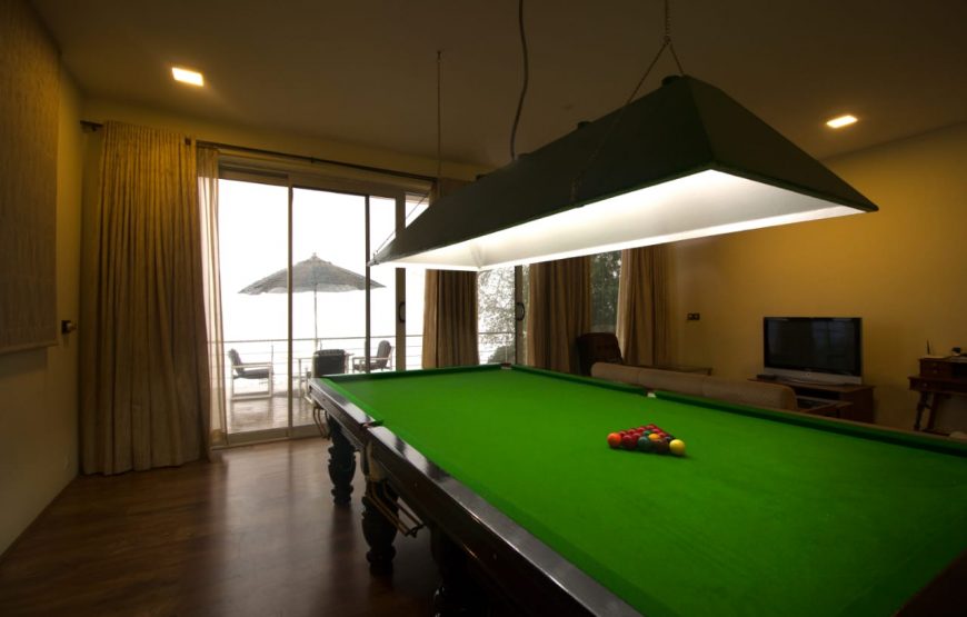 billiards in the homestay in kodaikanal