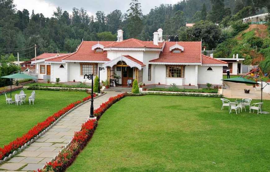 front view of Colonial Bungalow Ooty