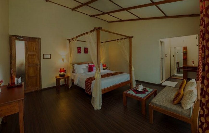 Luxurious bed room of the Munnar Farmhouse for Stay