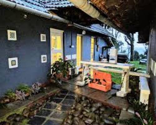 front view of coorg bungalow stay