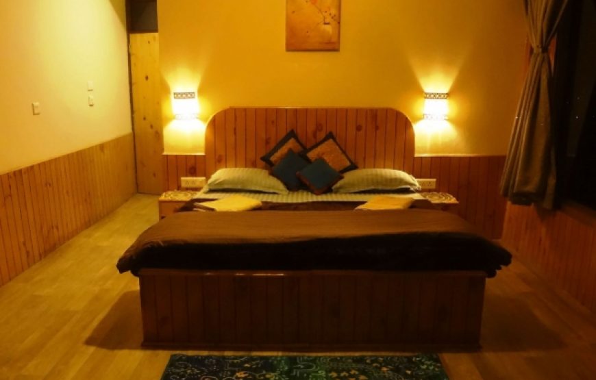 bedroom of home stay at manali