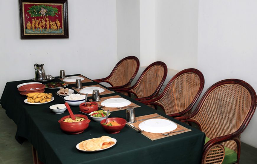 Dinning table of Alleppey Homestay Backwaters