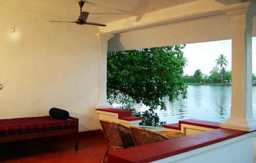 Beautifulll view from corridor of the Alleppey Homestay Backwaters