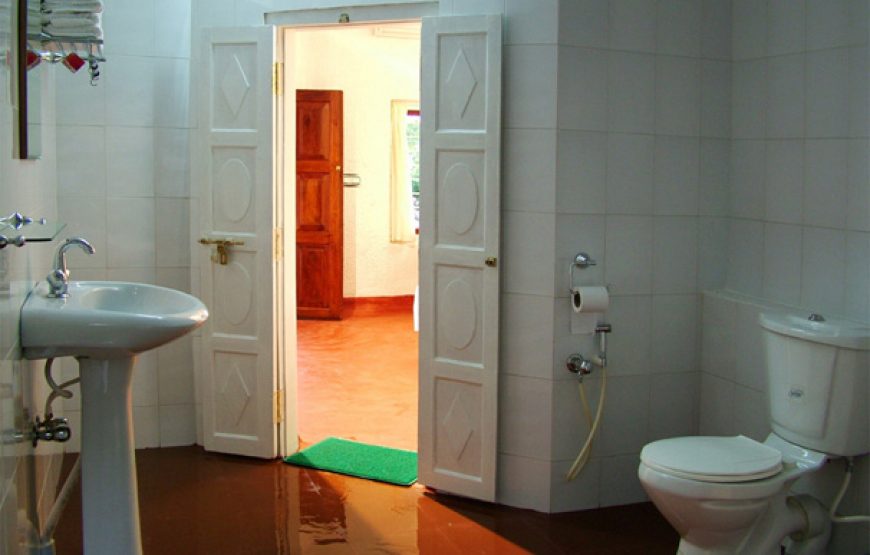 Modern bathroom interior in Alleppey Homestay Backwaters